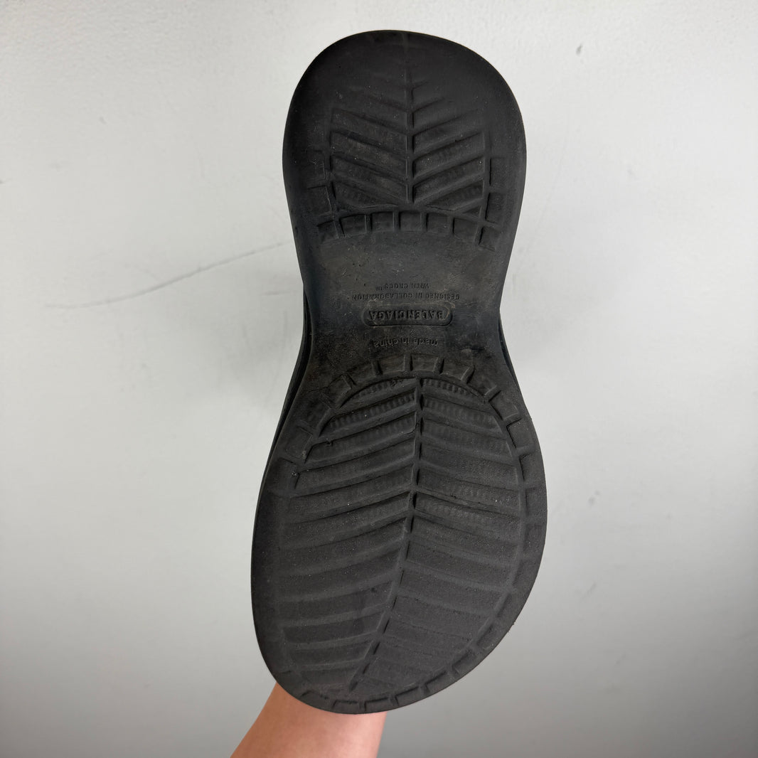 Balenciaga Black Croc Boots