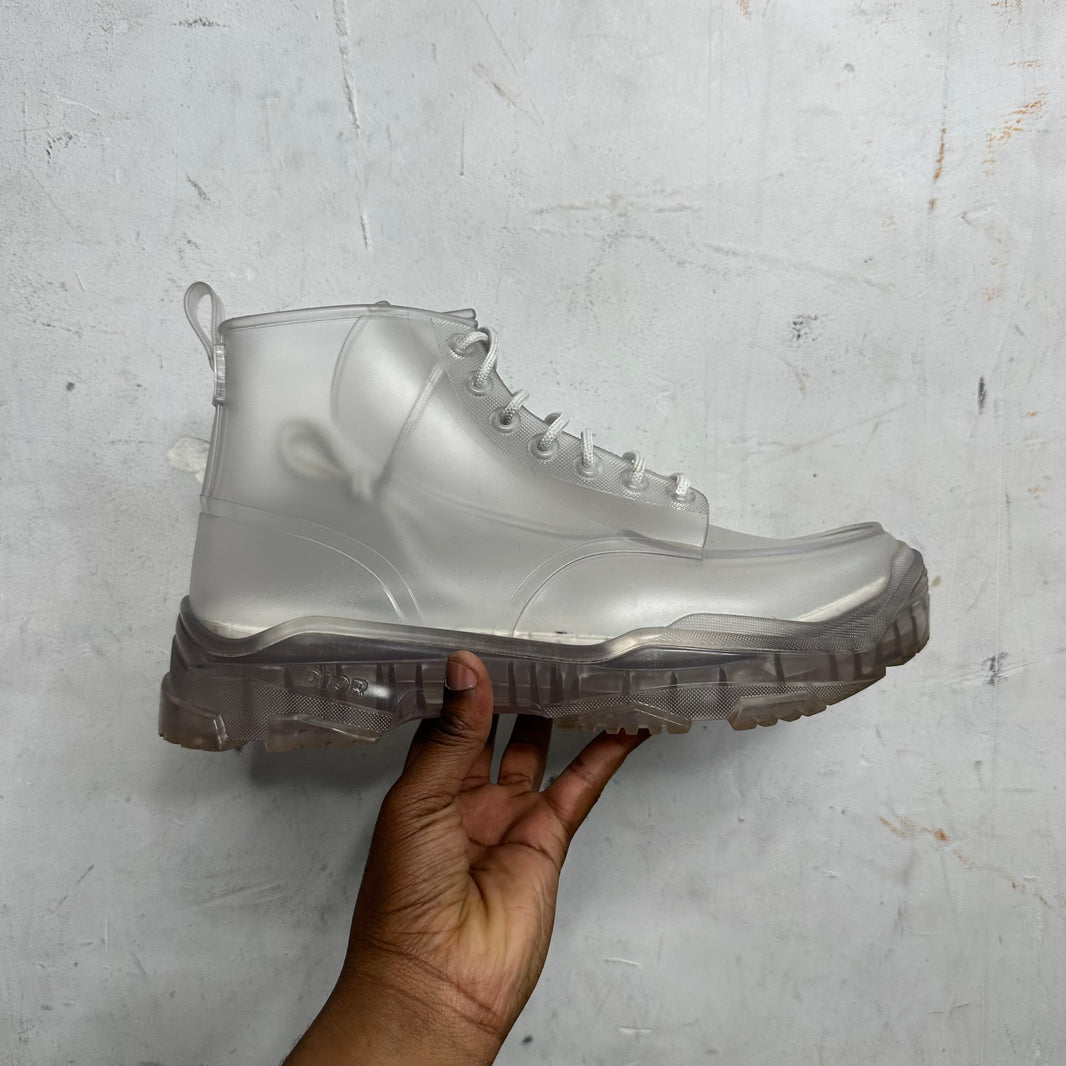 Dior Clear Rain Boots