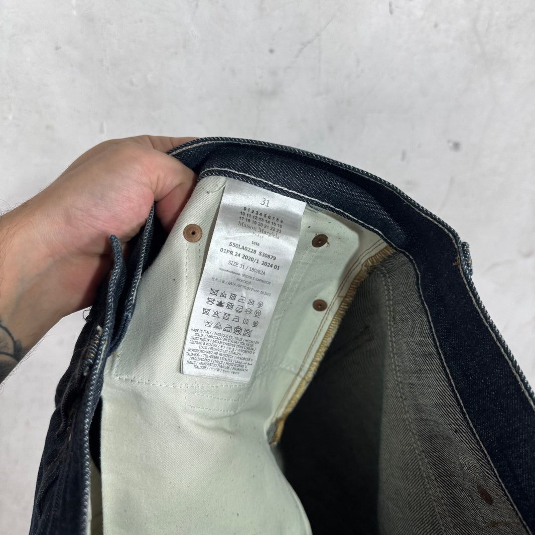 Margiela Coated Hem Selvedge Jeans