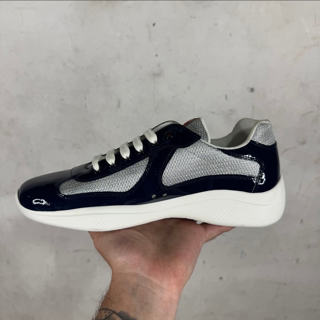 Prada Navy Patent Americas Cup