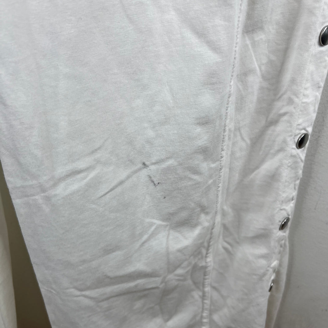 DRKSHDW White Thin Cotton Pusher Pants