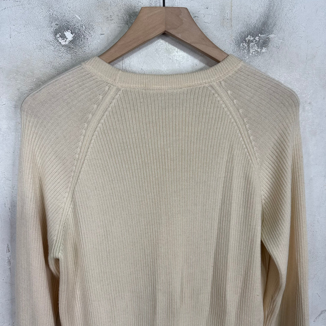 The Row Cream Cashmere Sweater