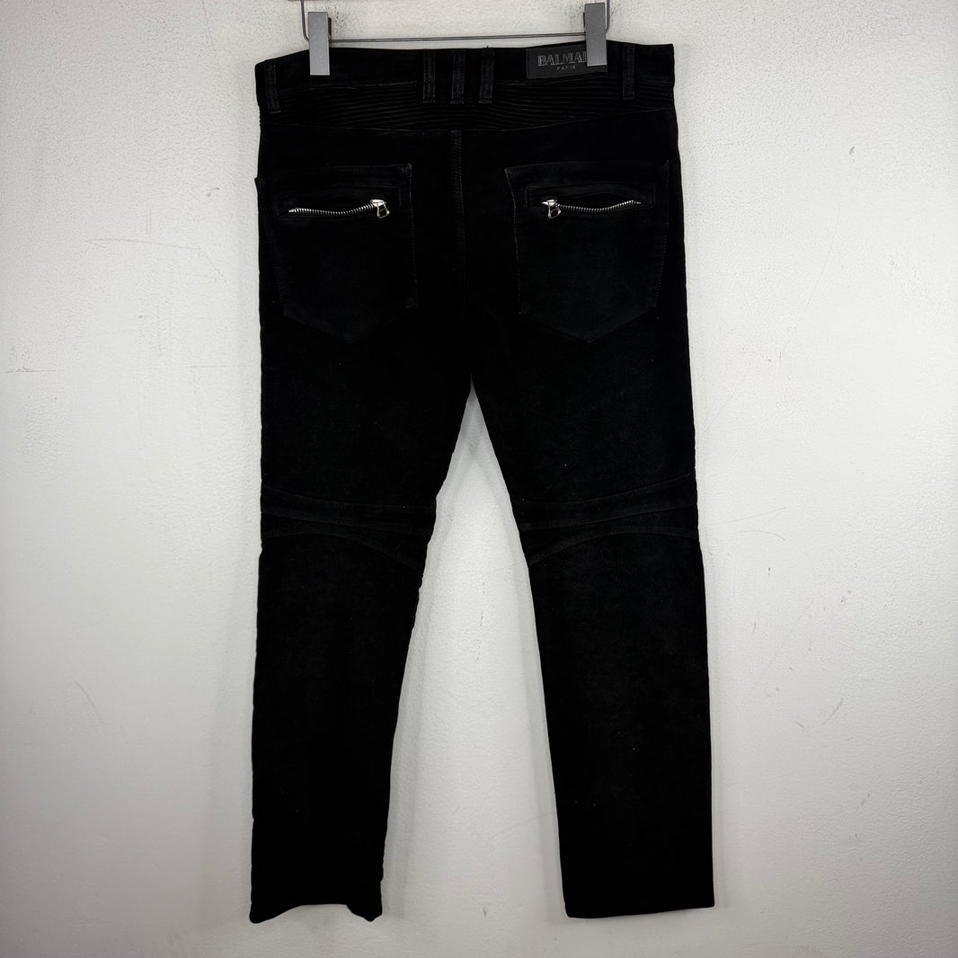 Balmain Heavy Cotton Biker Pants