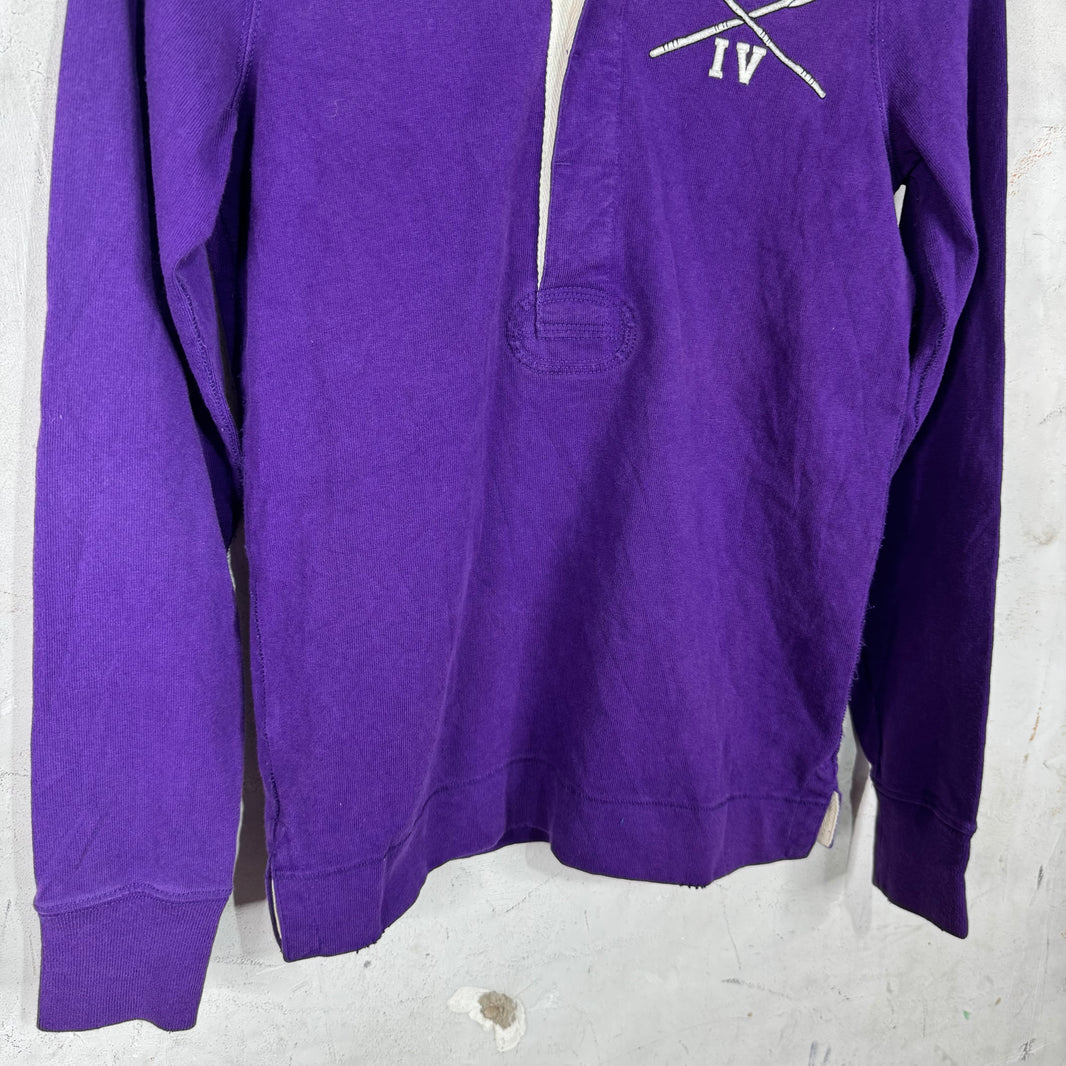 Ralph Lauren Rugby Purple Rowing L/S Polo