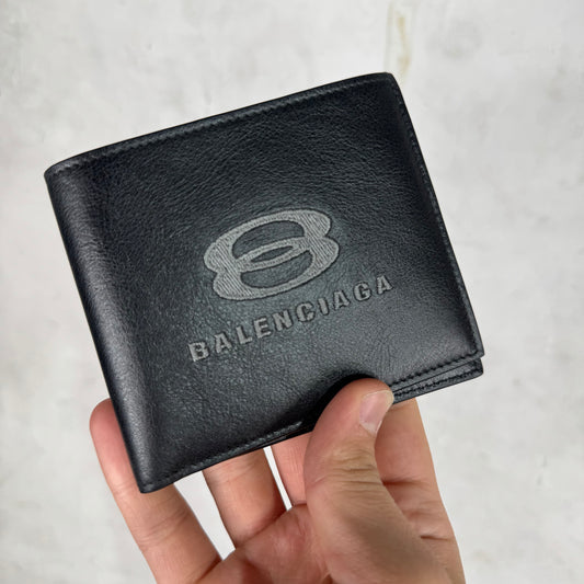 Balenciaga Interlock Logo Bifold Wallet