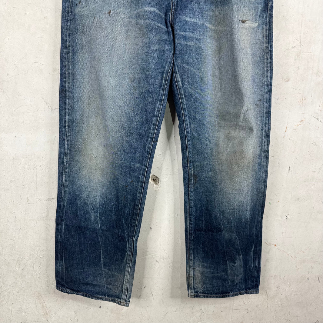 Supreme Medium Wash Loose Fit Selvedge Jeans