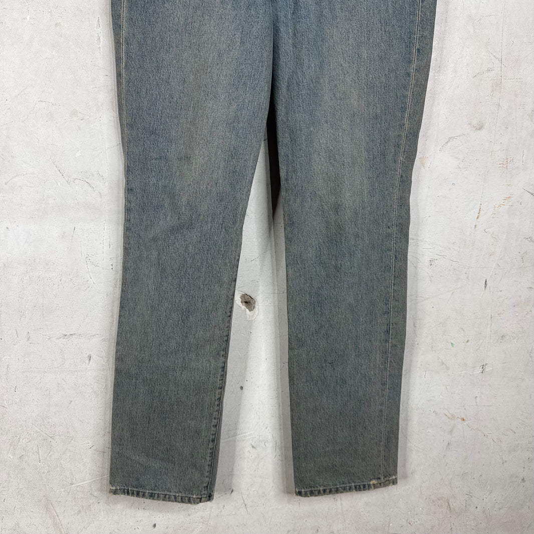 RRL Light Mud Wash Straight Legged Jeans