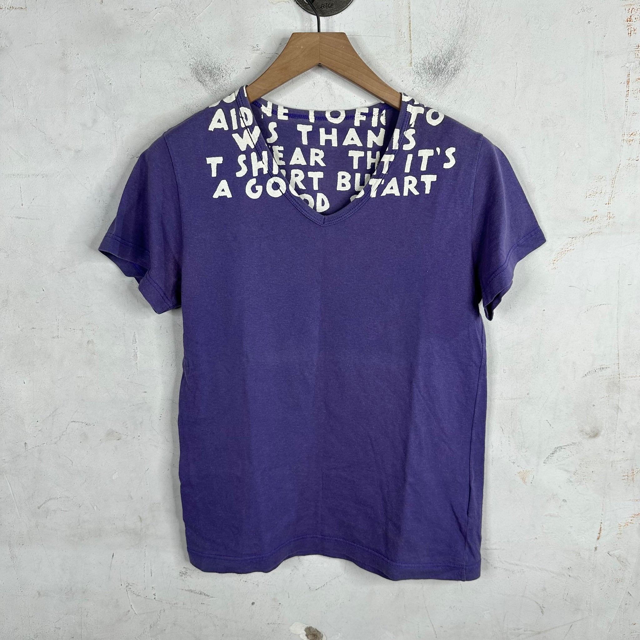 Margiela Purple AIDS Awareness T-shirt