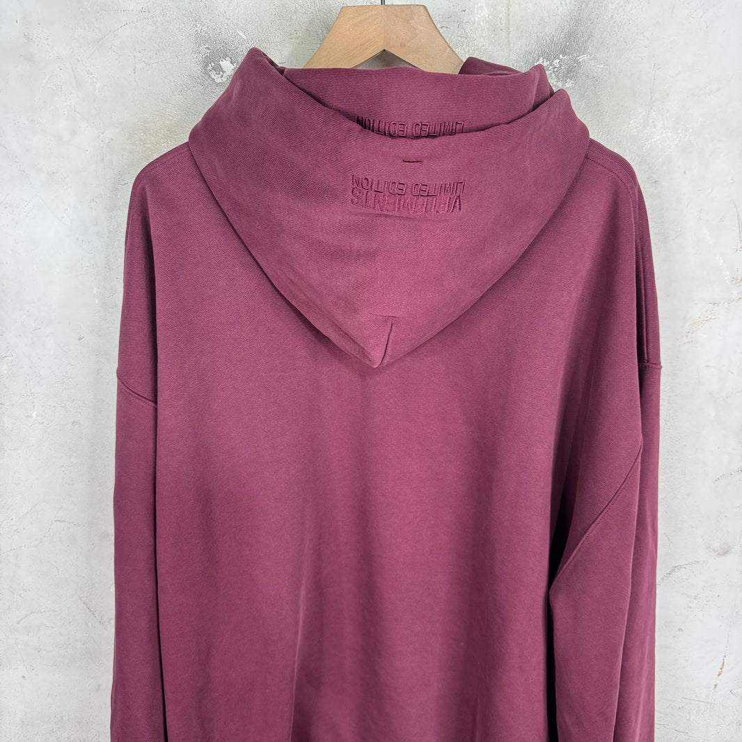 Vetements Paris Crest Double Hooded Hoodie