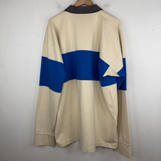 Marni Blue Stripe Longsleeve Rugby T-Shirt