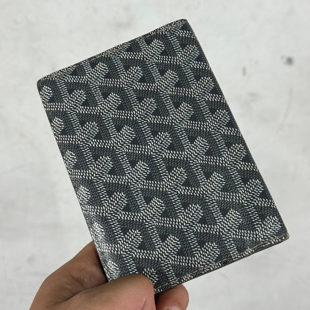 Goyard Grey Passport Holder