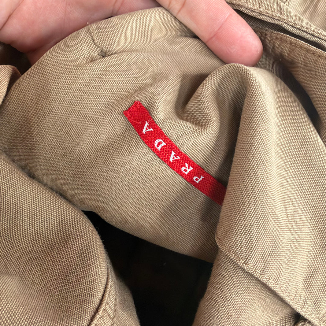 Prada Tan Cotton Blazer
