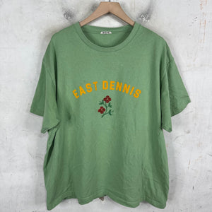 Bode Green East Dennis Flower T-Shirt