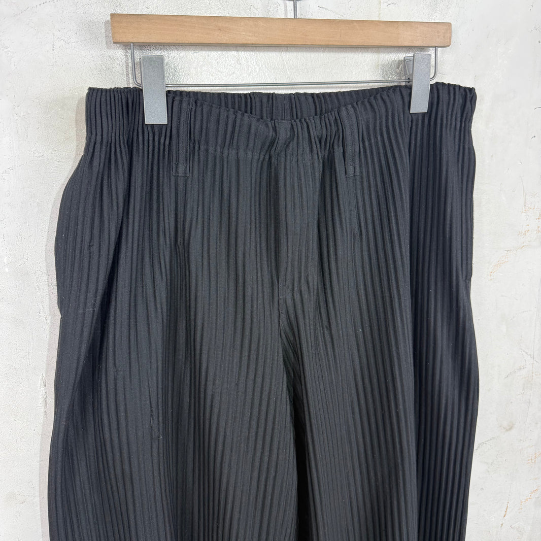Issey Miyake Black Loose Pleates Pants