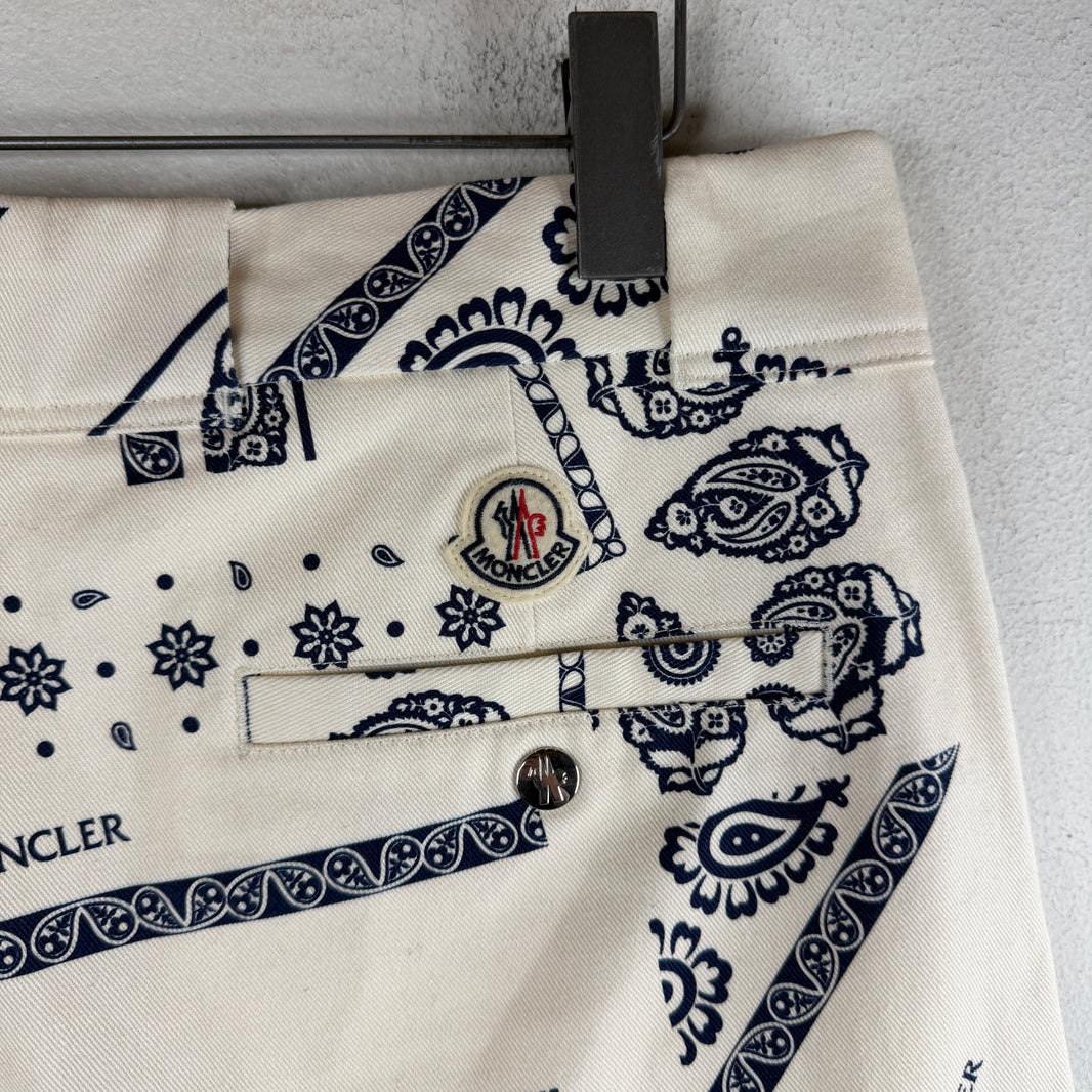 Moncler Paisley Shorts