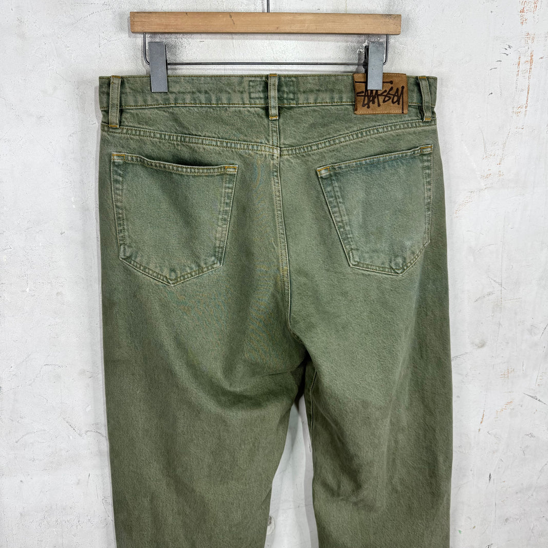 Stussy Dirty Wash Big Ol Jeans