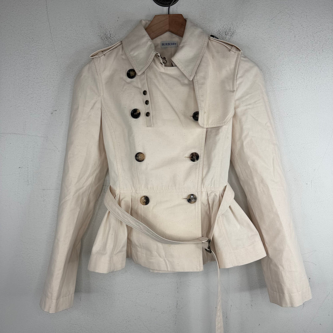 Burberry White Trench Coat