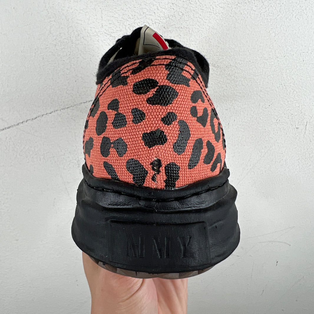 MMY Baker Orange Cheetah Print Sneakers
