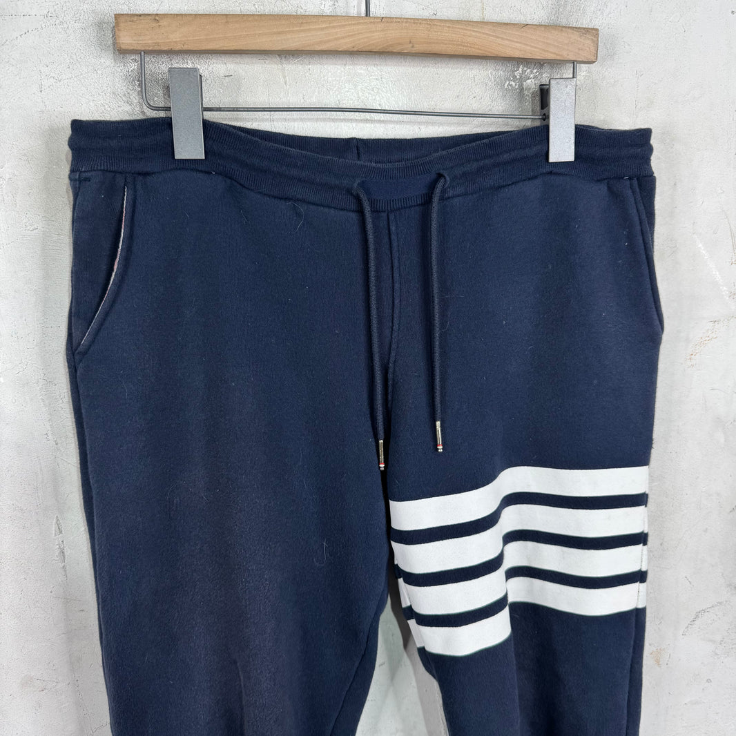 Thom Browne Navy Track Pants