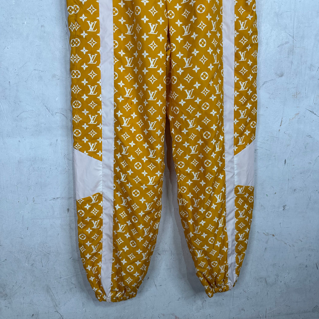 Louis Vuitton Yellow Monogram Printed Technical Pants