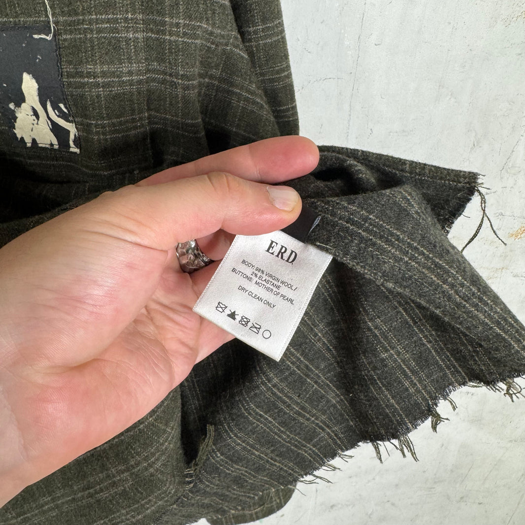 ERD Wool Assemblage Flannel Shirt