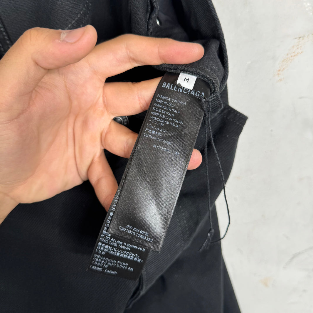 Balenciaga Baggy Black Jeans