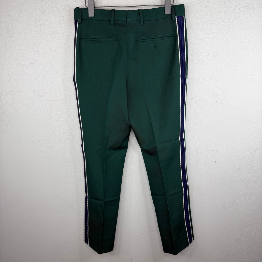 Calvin Klein 205W39NYC Green Blue Striped Trousers