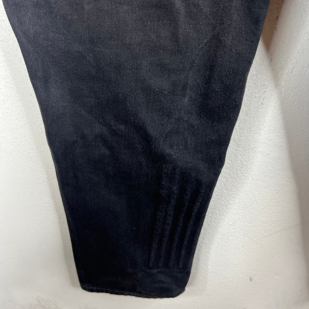 Bottega Veneta Ribbed Ankle Biker Denim Jeans