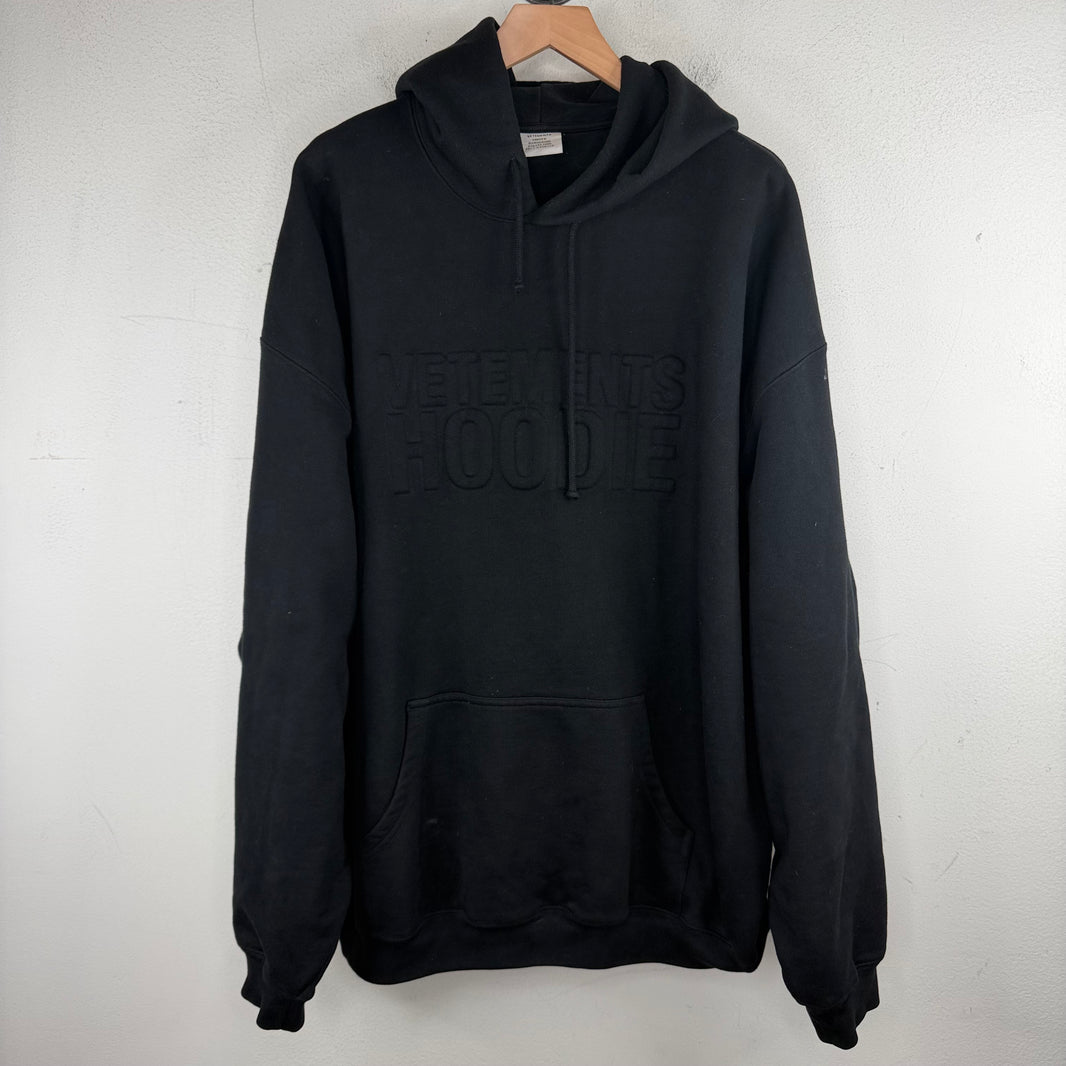 Vetements Puff Logo Hoodie