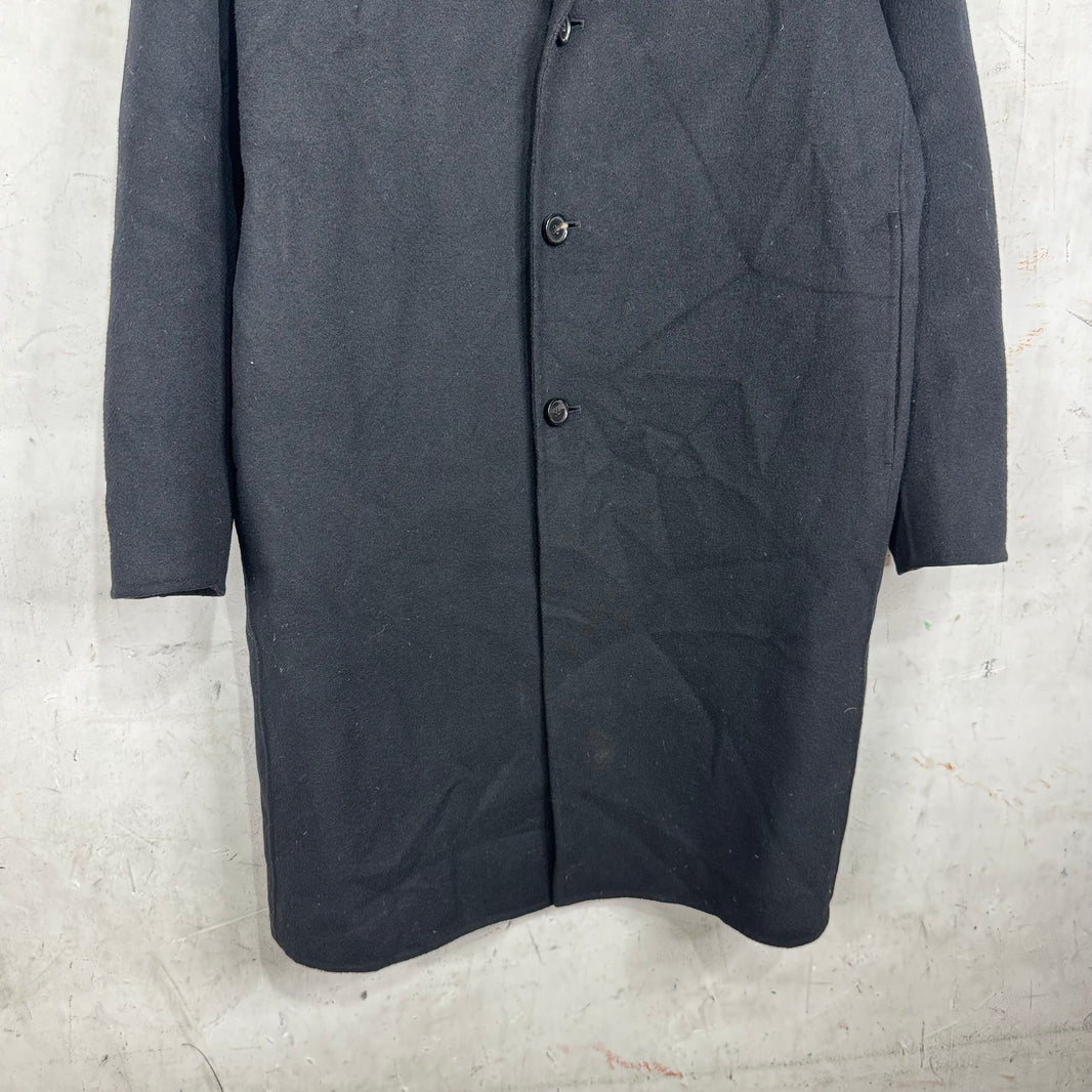 Acne Studios Unlined Black Wool Coat