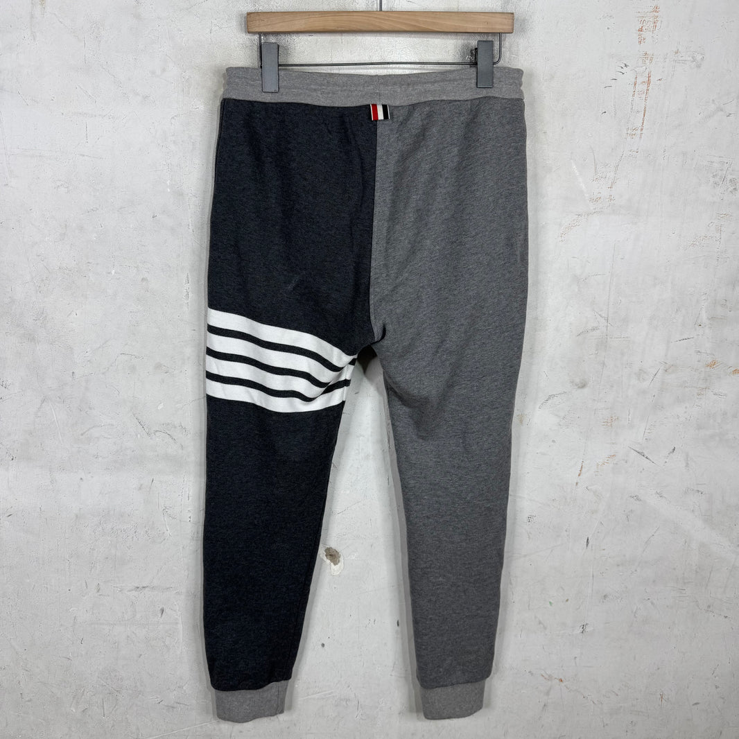 Thom Browne Tri Colored Grey Sweatpants