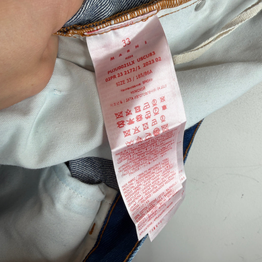 Marni Mohair Patch Jeans