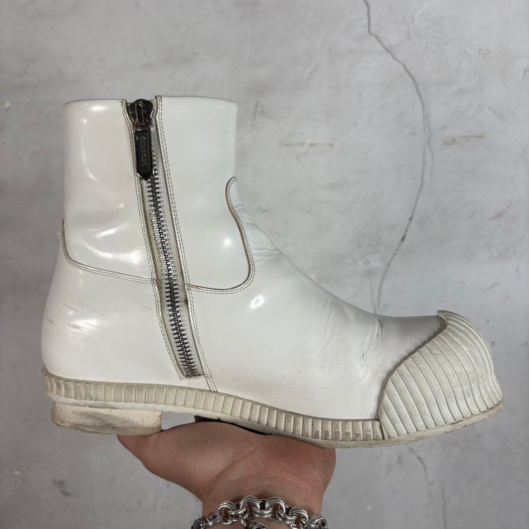 Calvin Klein 205W39NYC White Spazzalato Boots