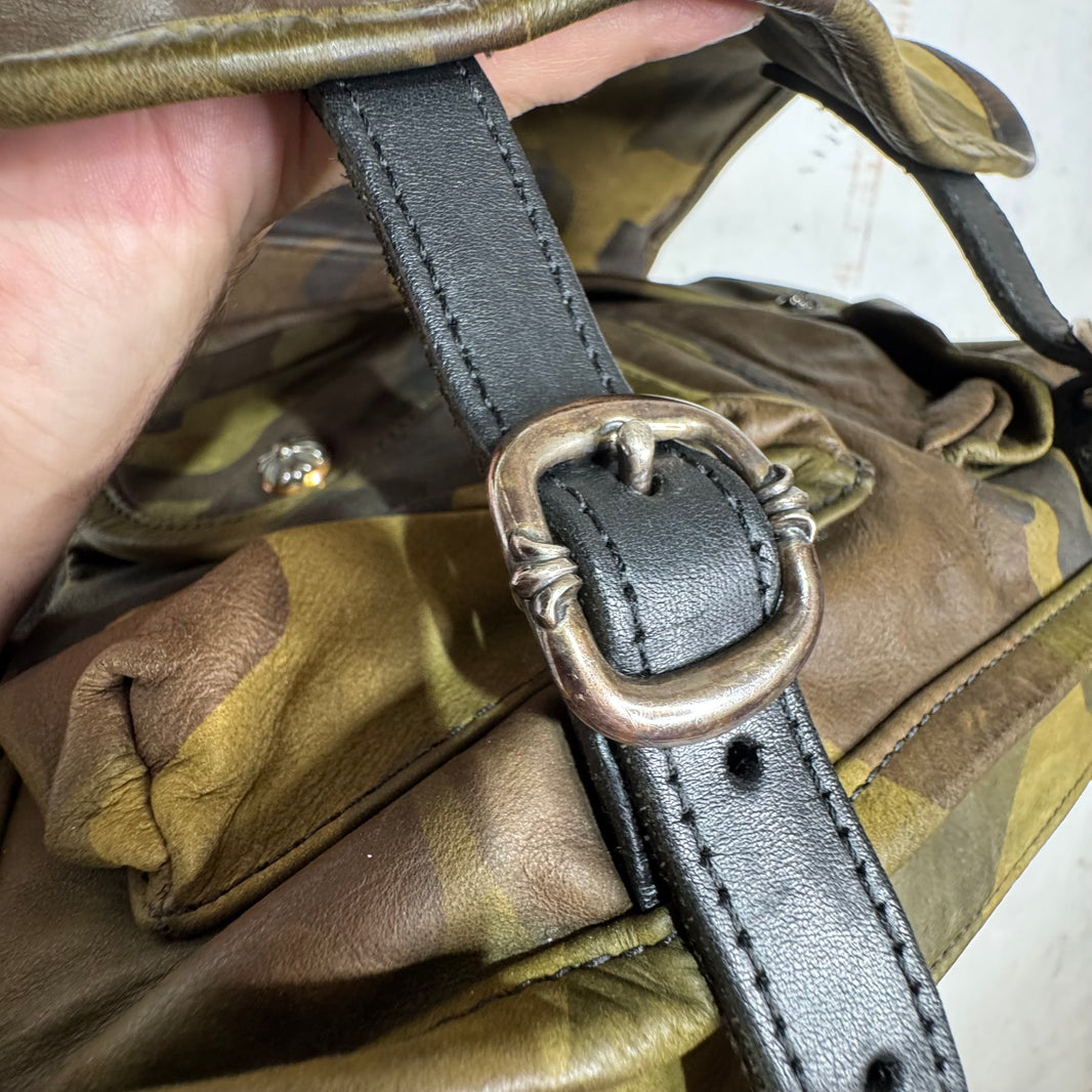 Chrome Hearts Camouflage Leather Gunslinger Messenger