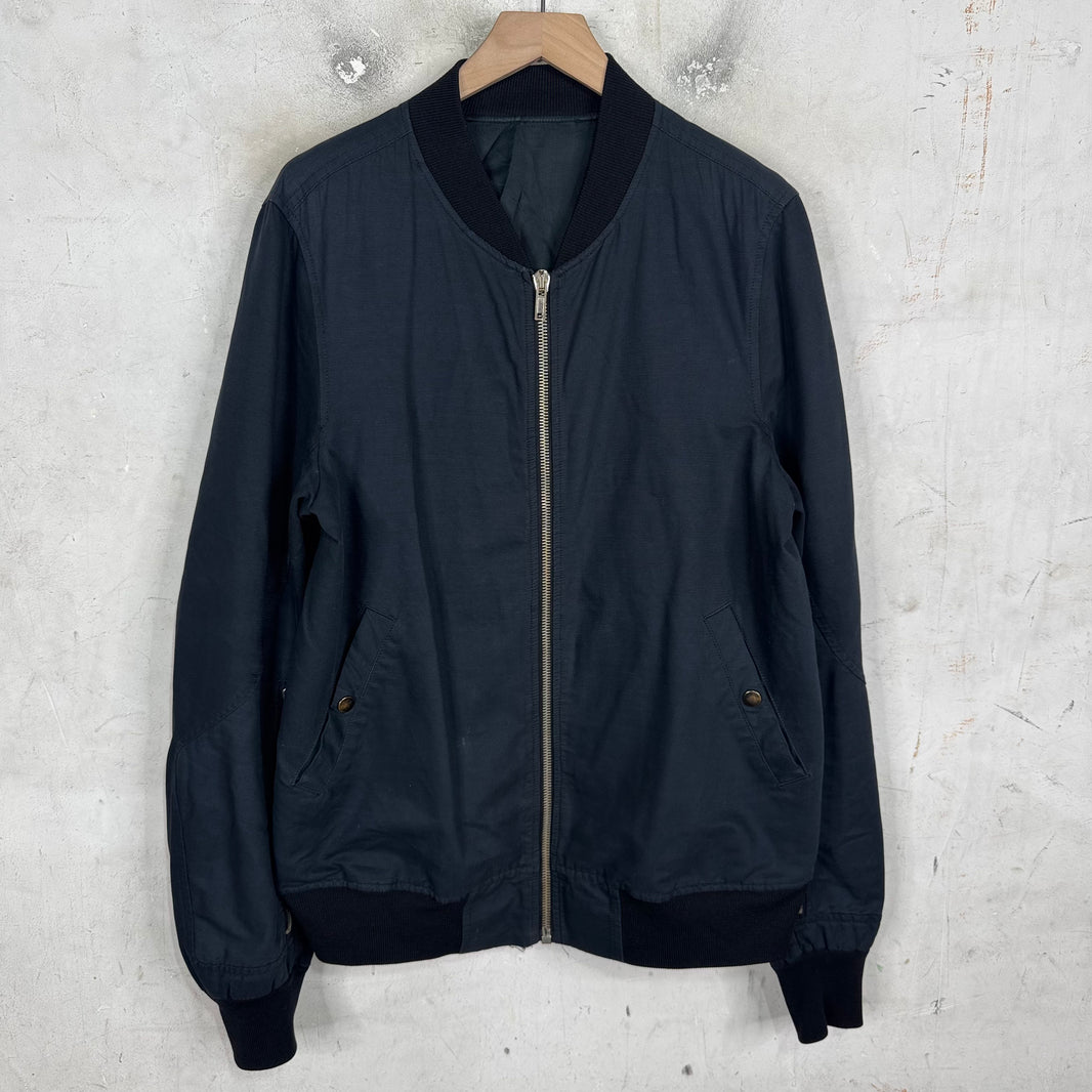 Rick Owens Canvas Light Bomber Jacket