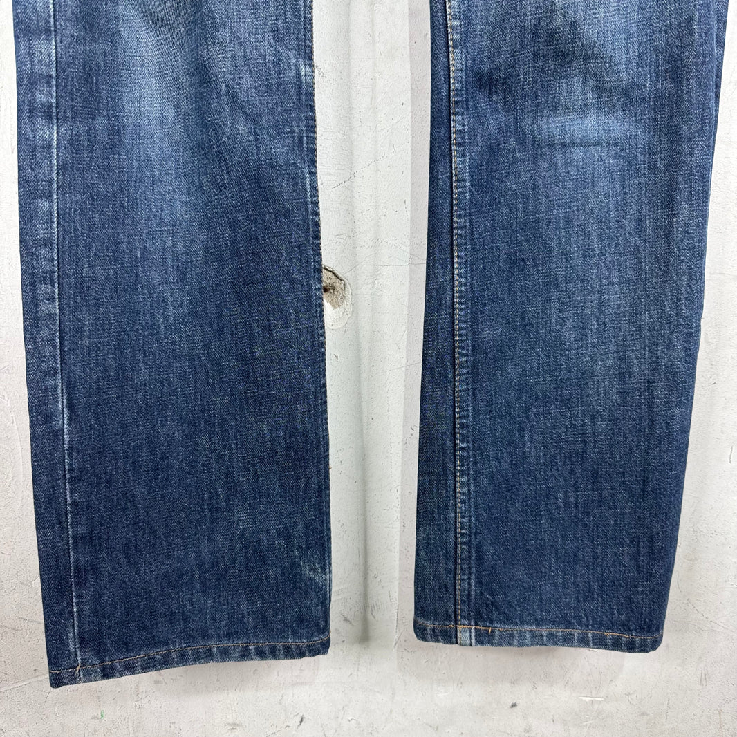 Helmut Lang 98' Medium Wash Straight Slim Jeans