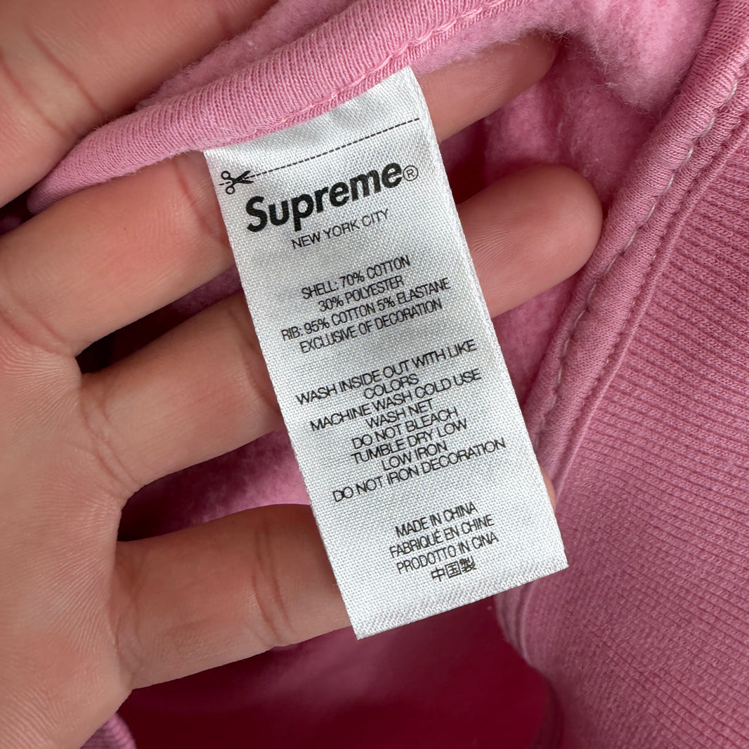 Supreme True Religion Pink Zip Hoodie