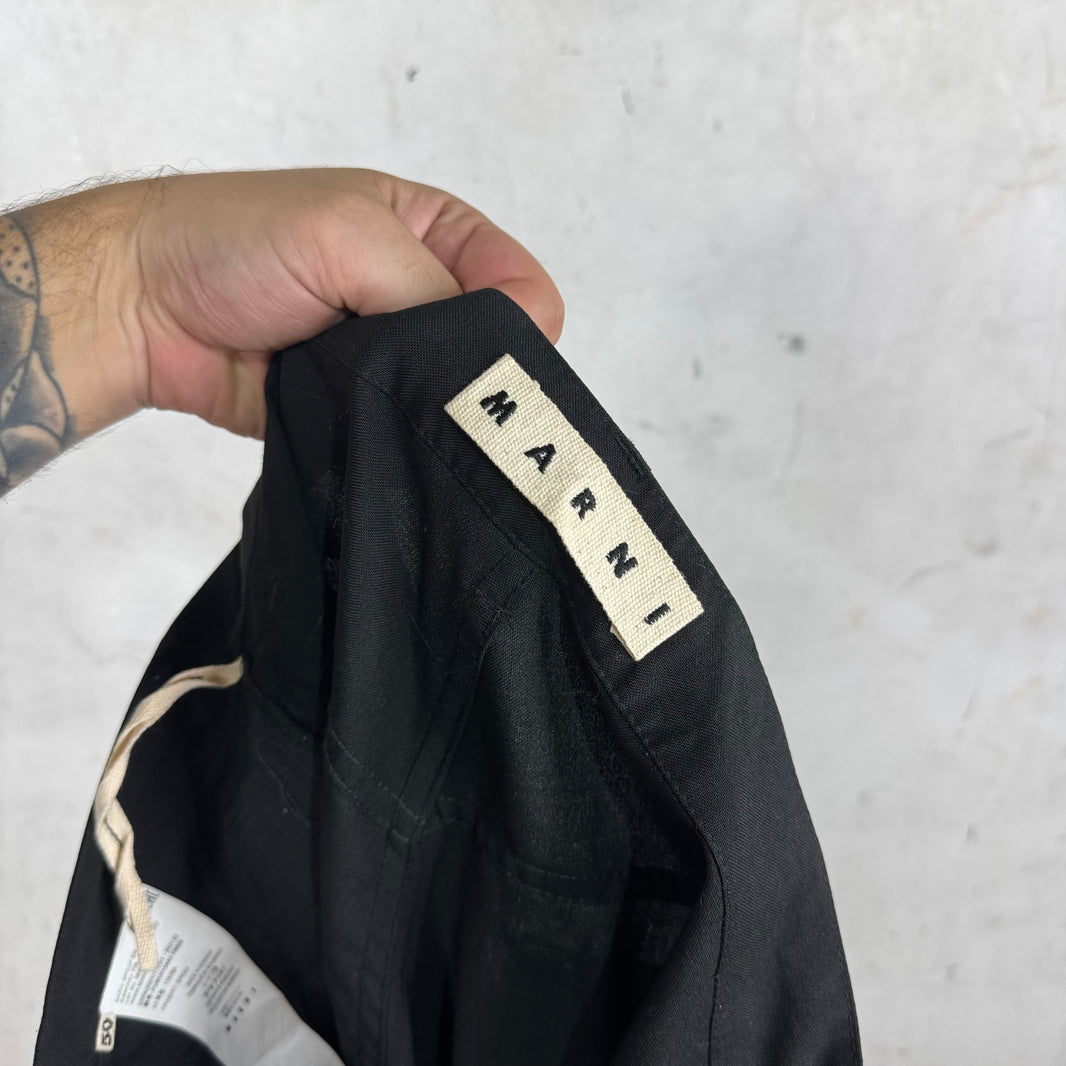 Marni Loose Black Trousers