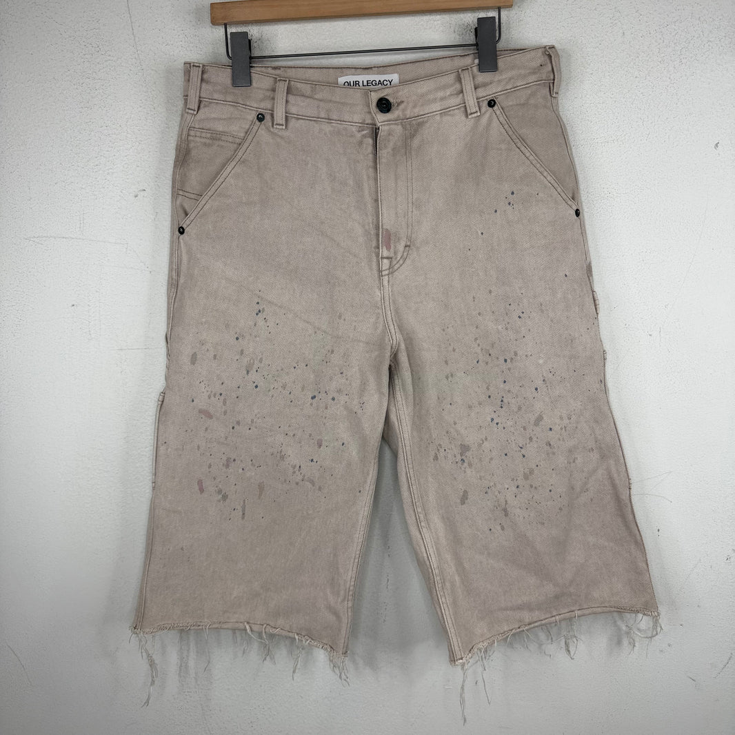 Our Legacy Paint Splatter Capri Jeans