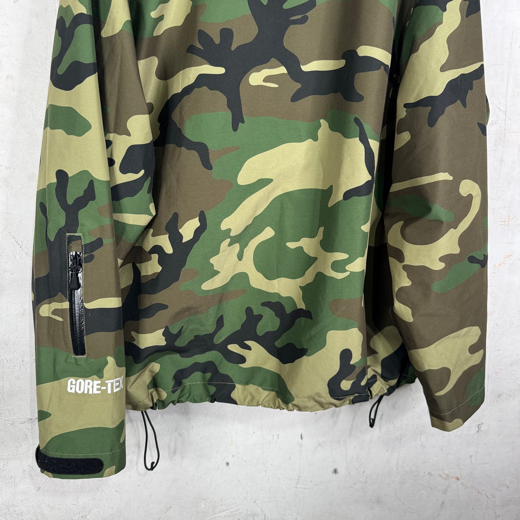 Supreme Goretex Smurfs Camo Shell Jacket