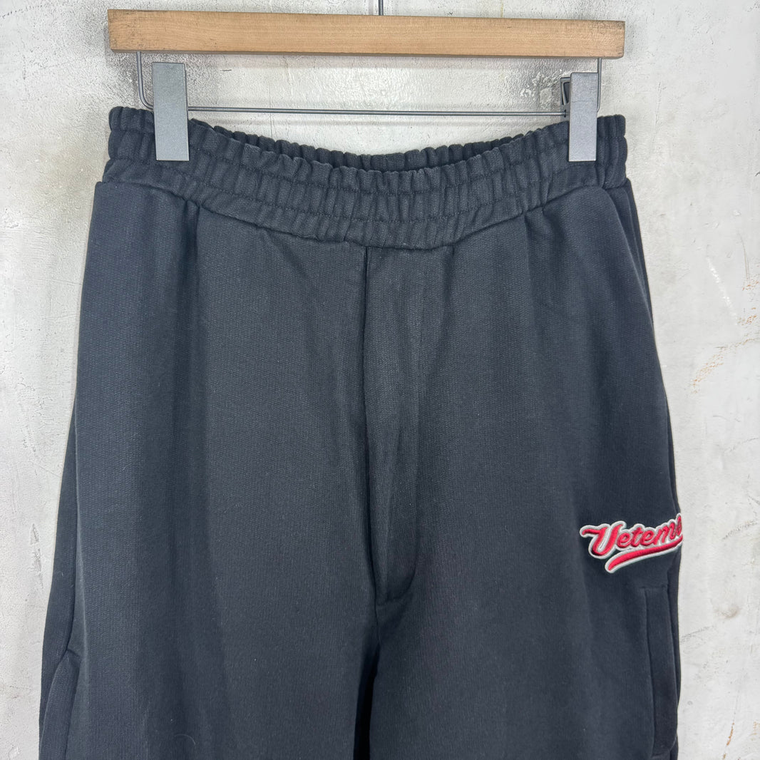 Vetements Script Logo Sweatpants