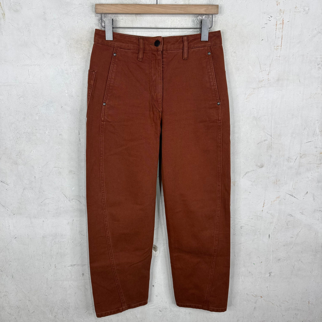 Lemaire Orange Tapered Jeans