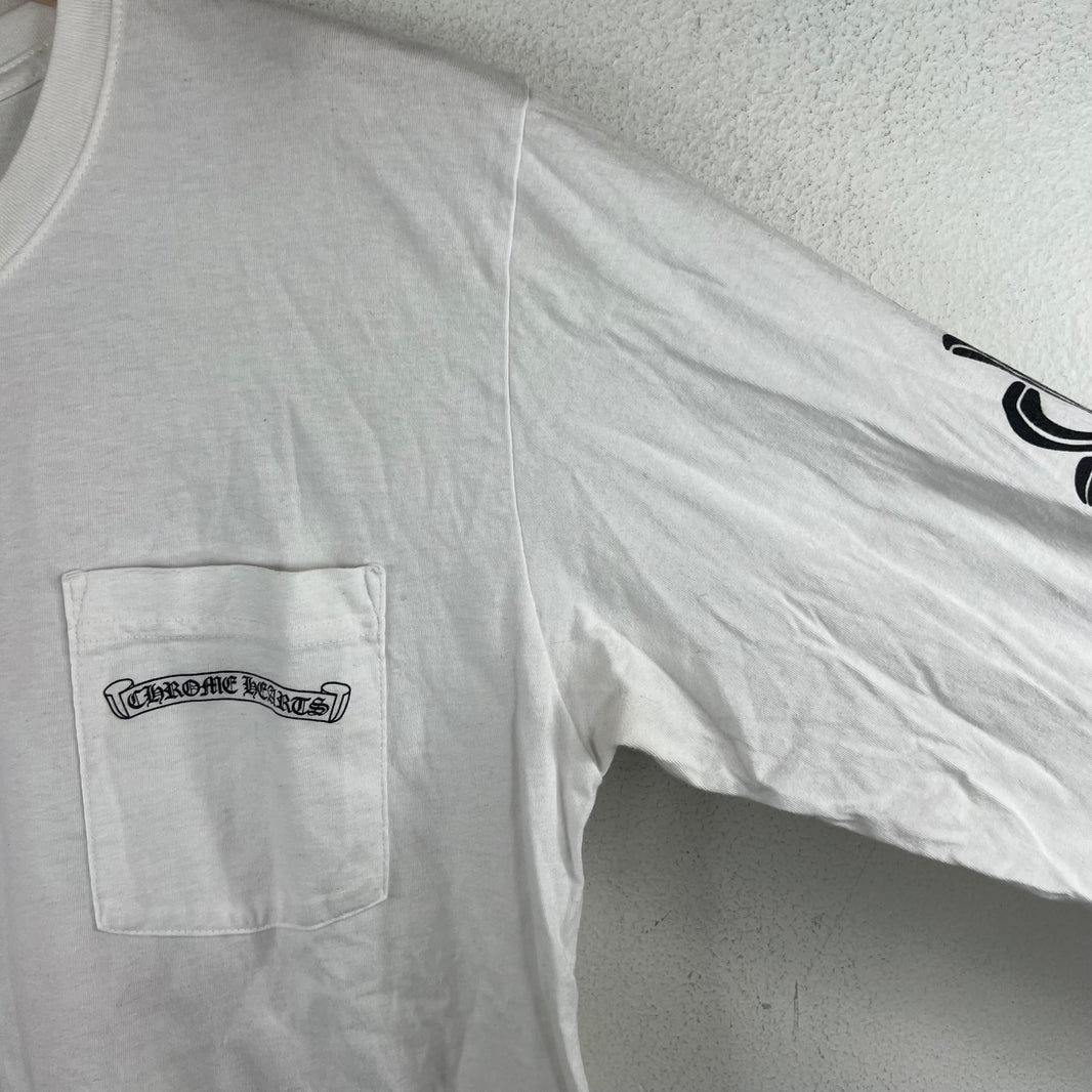 Chrome Hearts Eyechart Dagger L/S T-Shirt