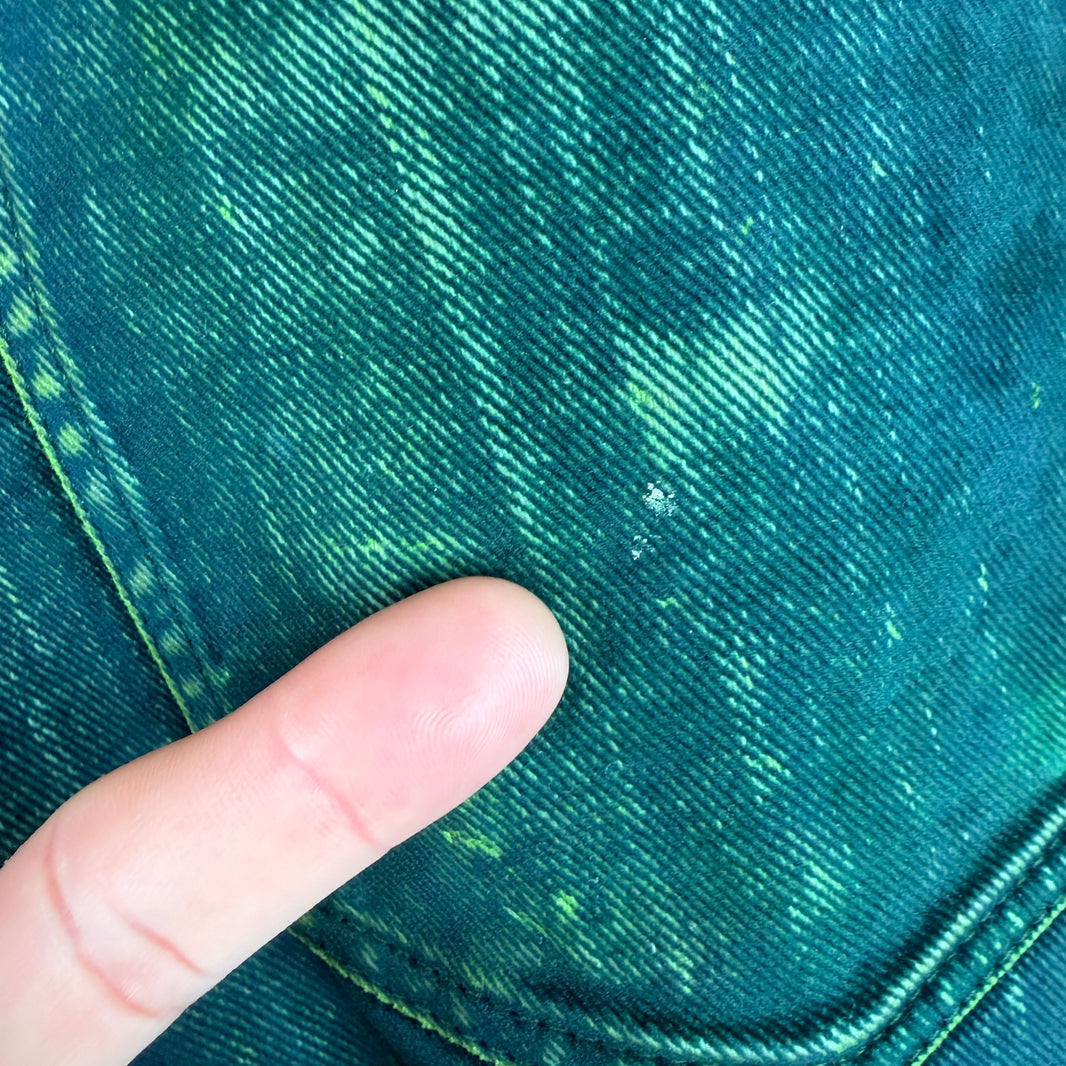 Marni Green Flared Denim Jeans