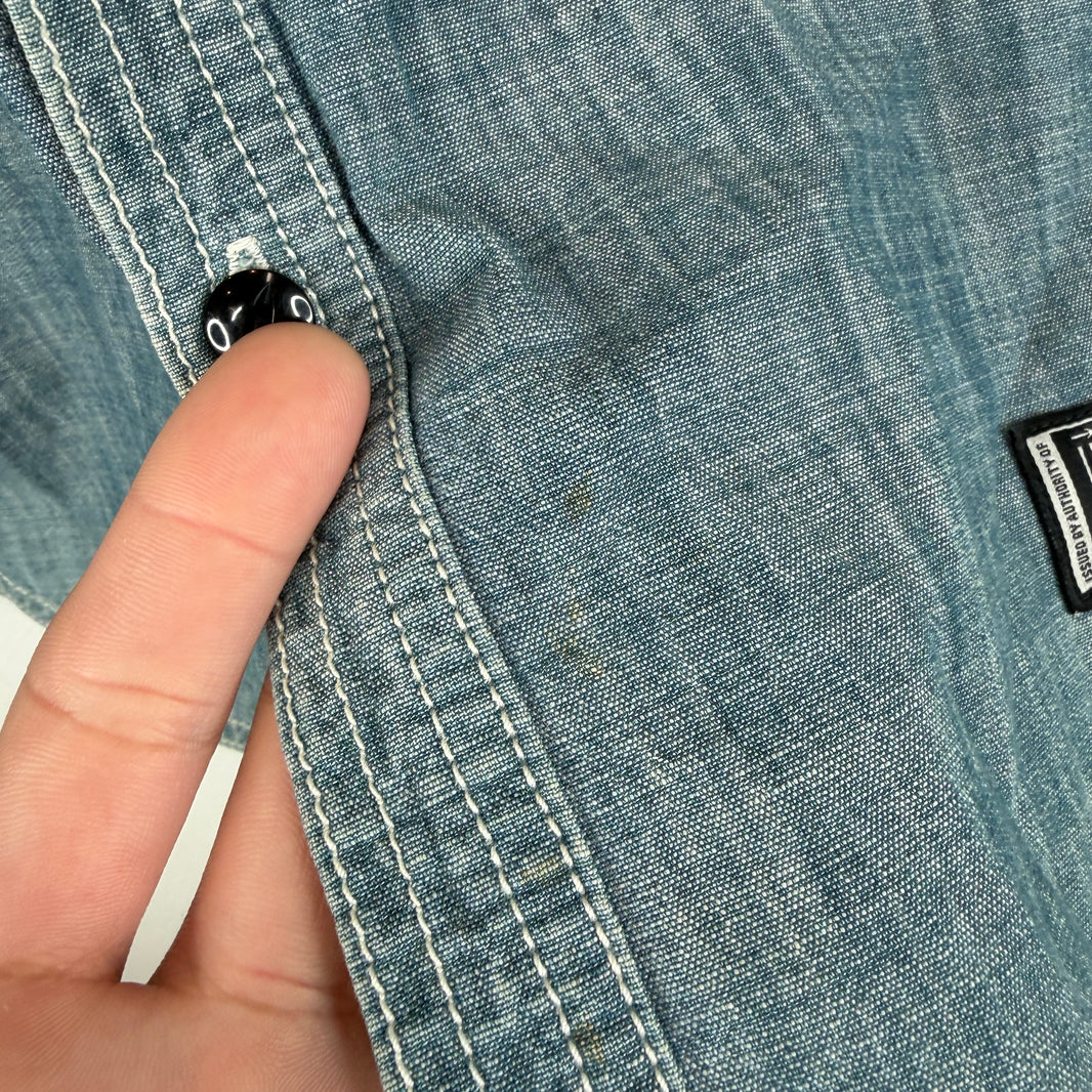 Neighborhood Stencil Denim Shirt