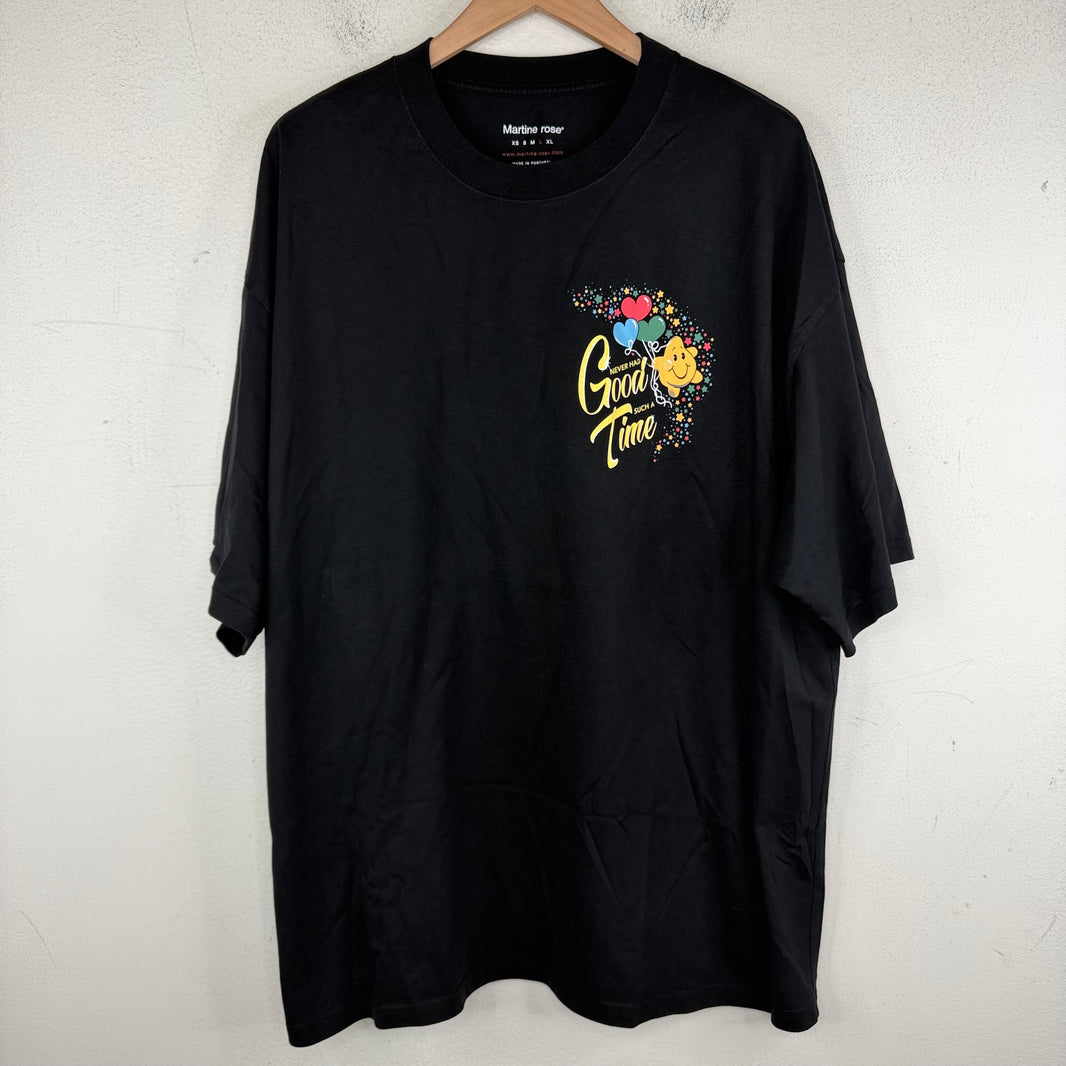 Martine Rose Black Good Time T-Shirt