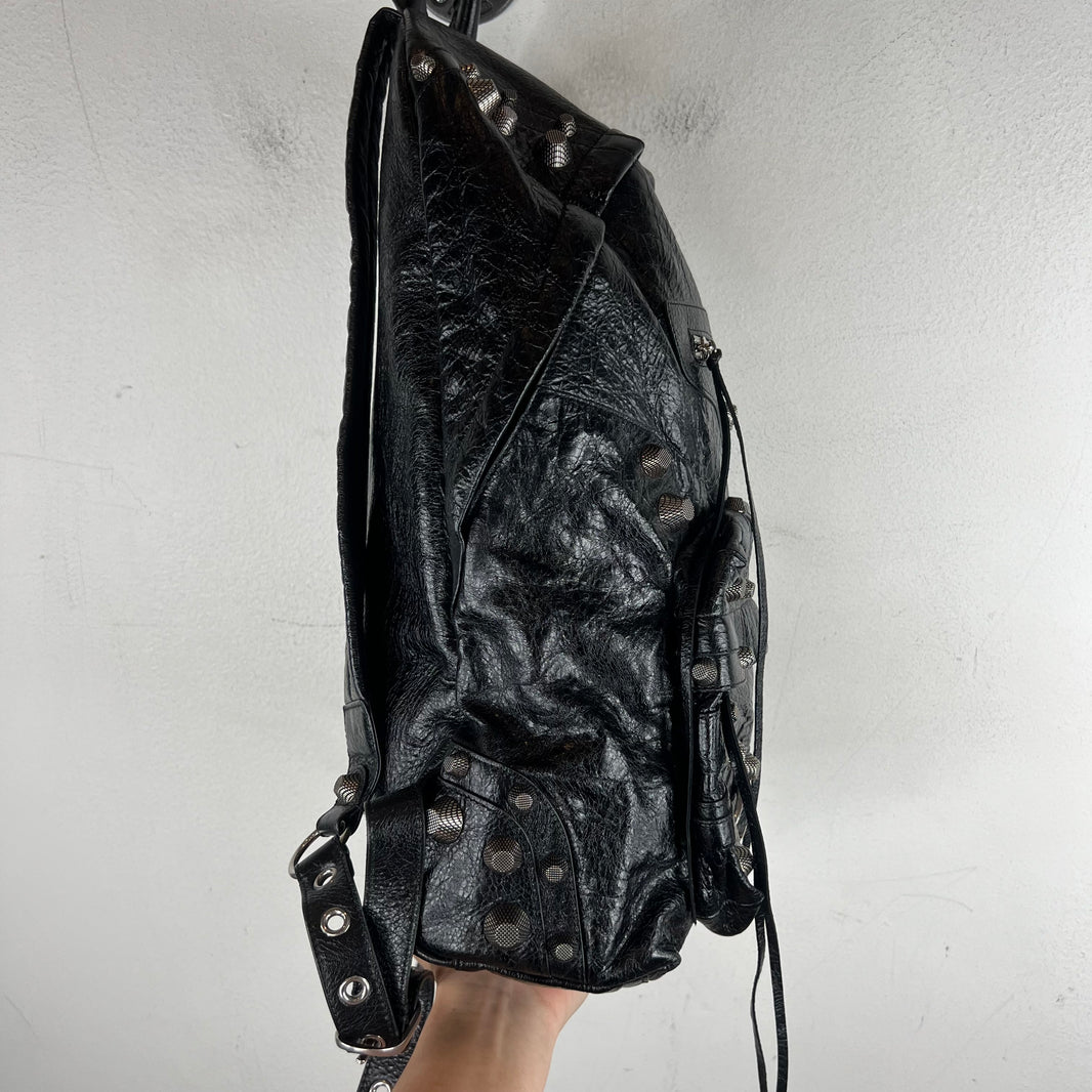 Balenciaga Wrinkled Le Cagole Backpack