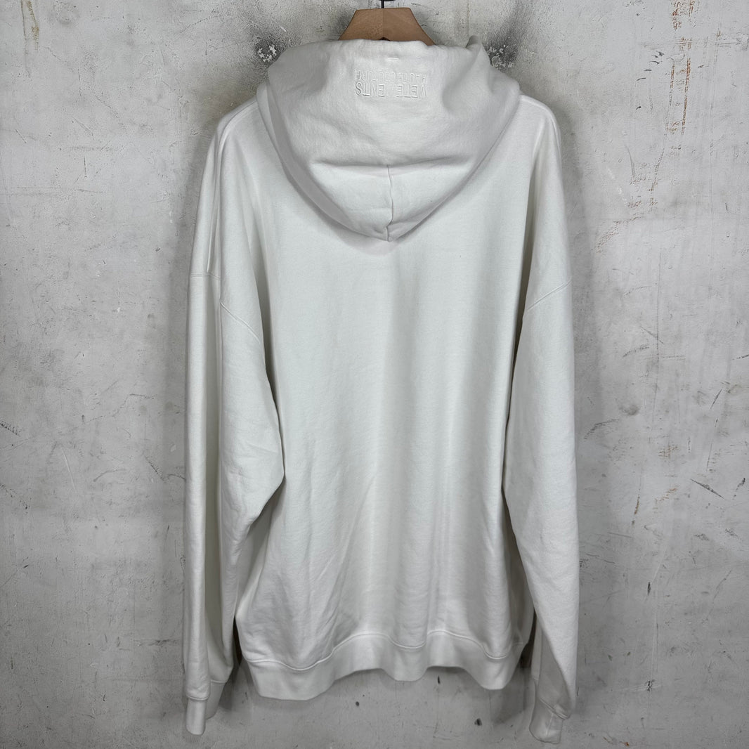 Vetements Haute Couture White Hoodie