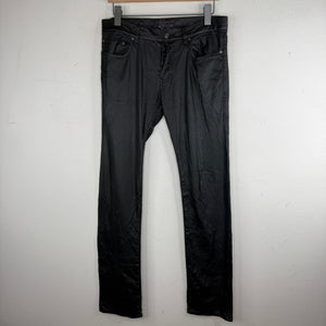 Saint Laurent Coated Black D01 Jeans