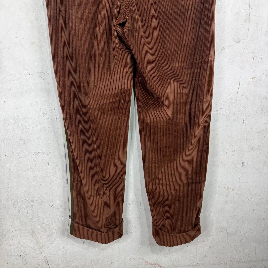 Gucci Brown Corduroy Striped Trousers